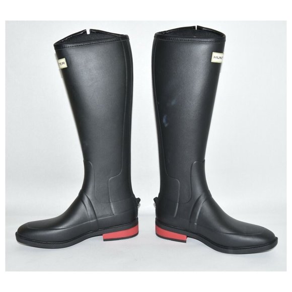 $550 Hunter Field Duke of Wellington Tall Boot RAIN EXPANDABLE BLACK 5 US (B22) - Picture 6 of 10